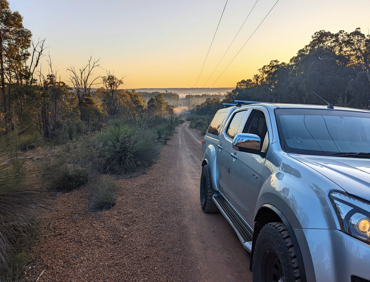 terretrac cover photo with isuzu d-max on a forest track