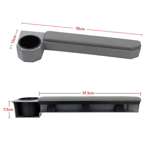 Armrest Cup Holder Magnet Door For Land Cruiser 70 Series with dimensions shown 50x 12 x 7.5