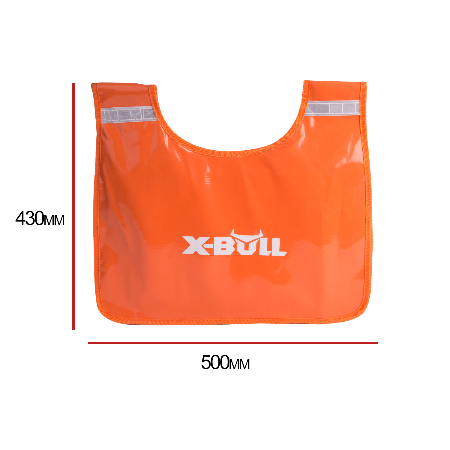 X-BULL Winch Recovery Kit 11PCS 4WD Essentials winch line cover close up with dimensions 